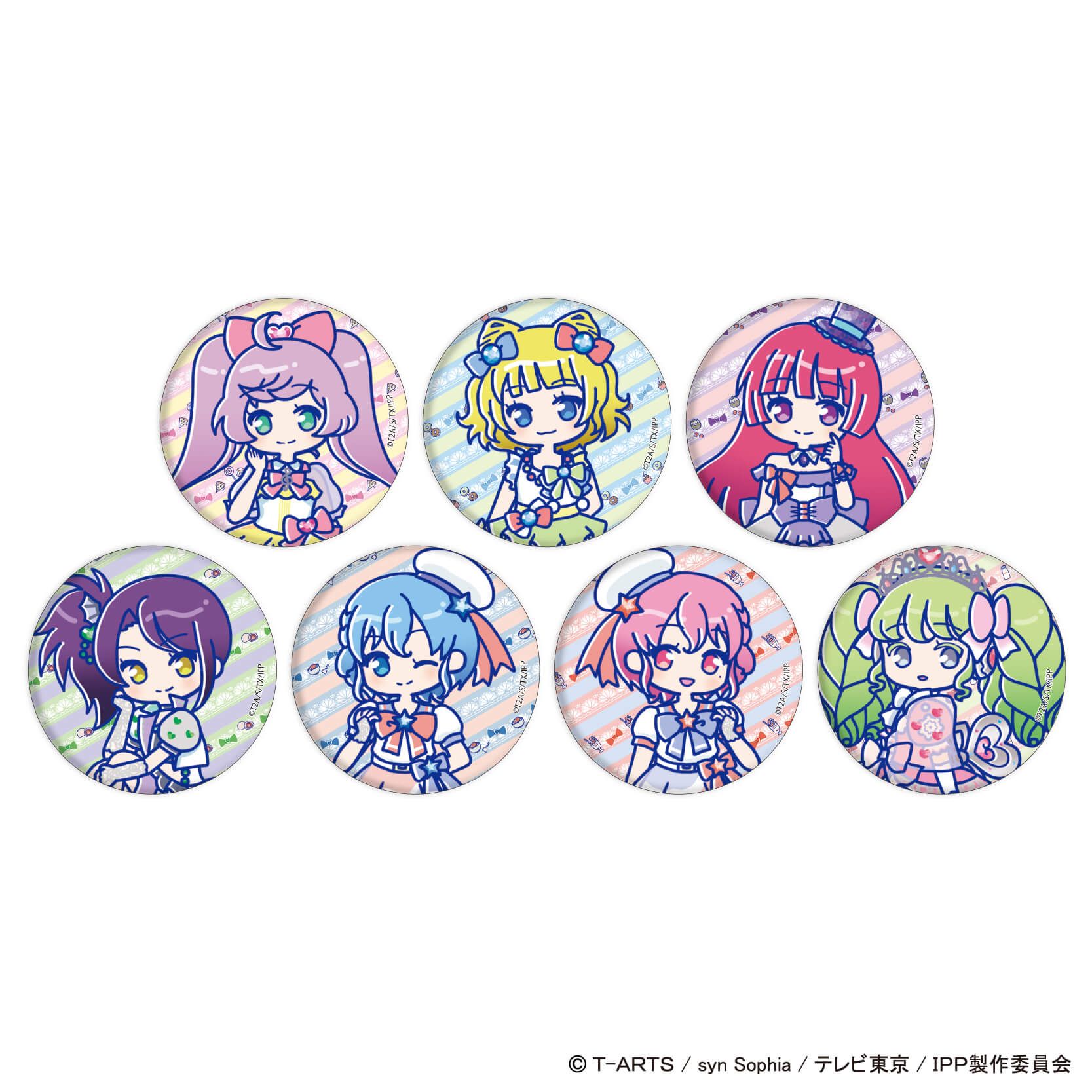 缶バッジ「プリパラ」03/ブラインド(7種)(Candy artイラスト)