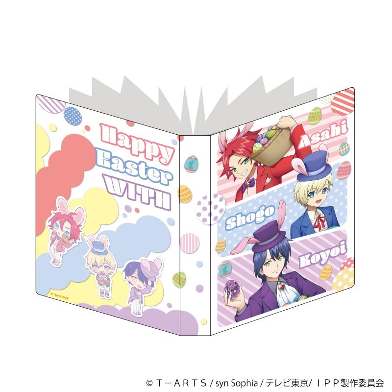 プレミアムポストカードホルダー「アイドルタイムプリパラ」01/イースターver. 集合デザイン(描き下ろしイラスト)(ミニキャライラスト)