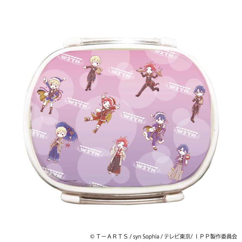 キャラランチボックス「アイドルタイムプリパラ」01/WITHカフェver. ちりばめデザイン(グラフアートイラスト)