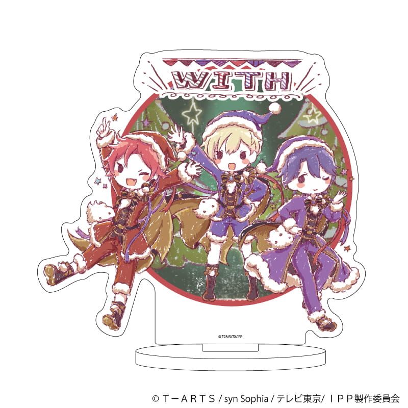 キャラアクリルフィギュア「アイドルタイムプリパラ」03/WITHカフェver. クリスマス(グラフアートイラスト)（アクスタ）