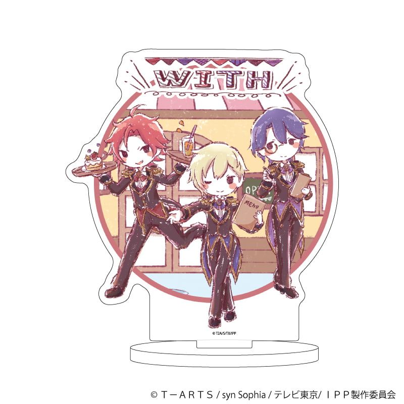 キャラアクリルフィギュア「アイドルタイムプリパラ」02/WITHカフェver. カフェ衣装(グラフアートイラスト)（アクスタ）