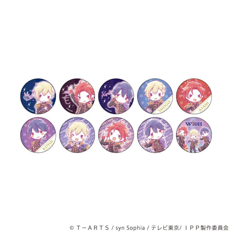 缶バッジ「アイドルタイムプリパラ」04/WITH ブラインド(10種)(グラフアートイラスト)