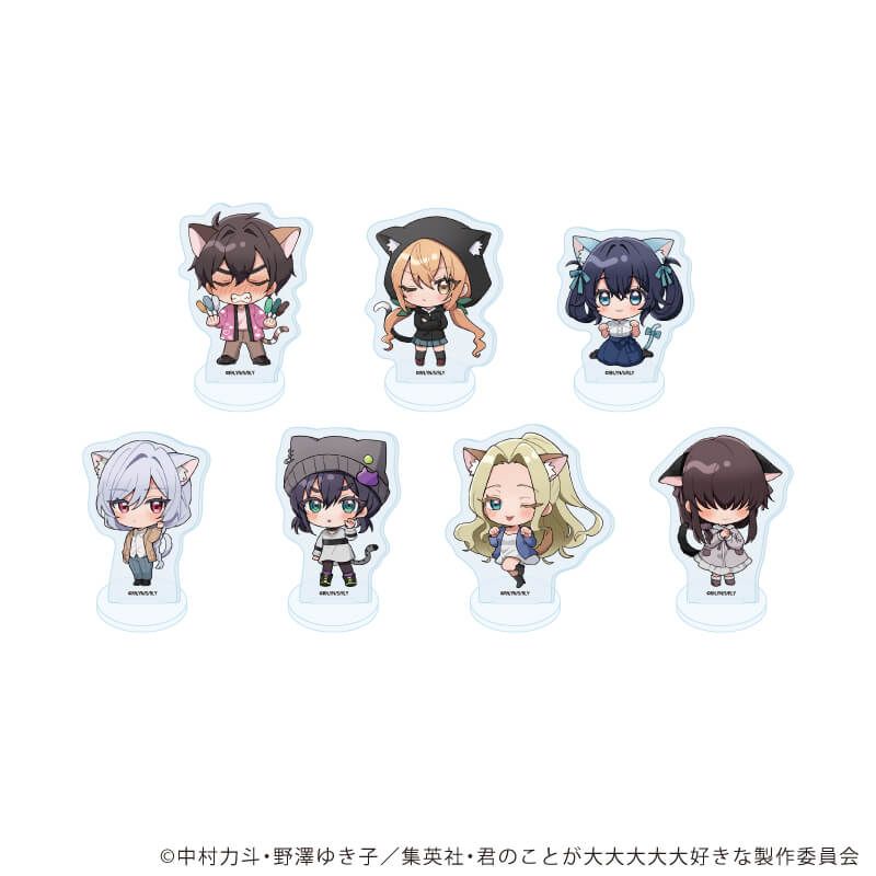 アクリルぷちスタンド「君のことが大大大大大好きな100人の彼女」04/コンプリートセット(全7種)(ミニキャライラスト)