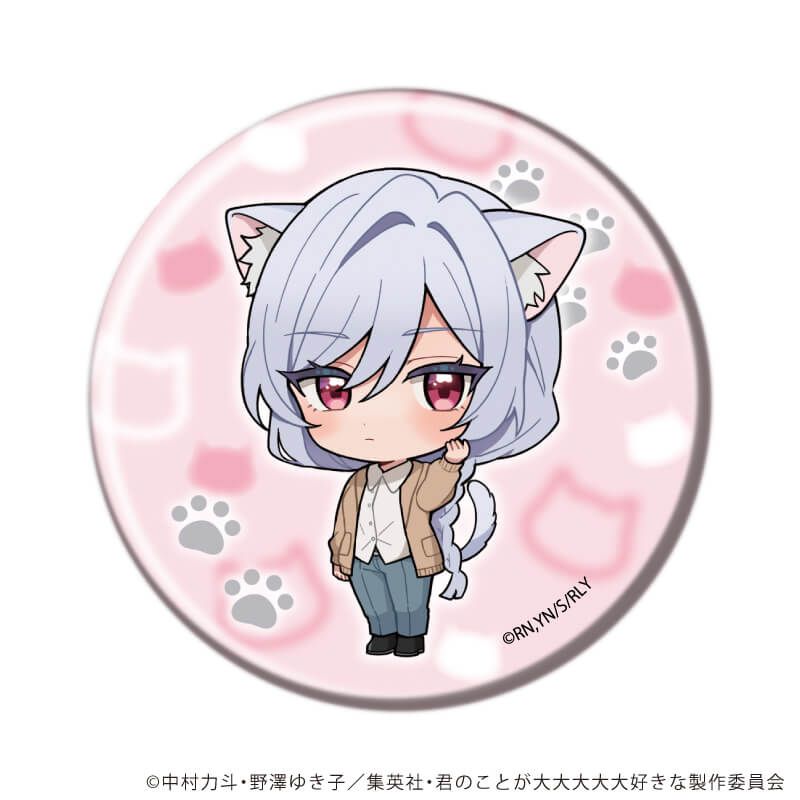 缶バッジ「君のことが大大大大大好きな100人の彼女」11/コンプリートセット(全7種)(ミニキャライラスト)