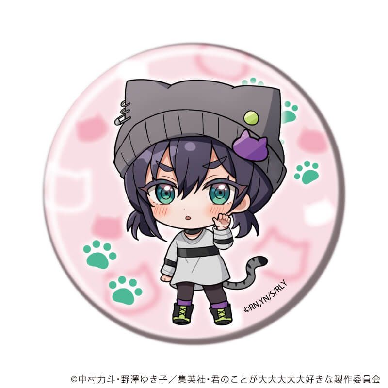 缶バッジ「君のことが大大大大大好きな100人の彼女」11/コンプリートセット(全7種)(ミニキャライラスト)