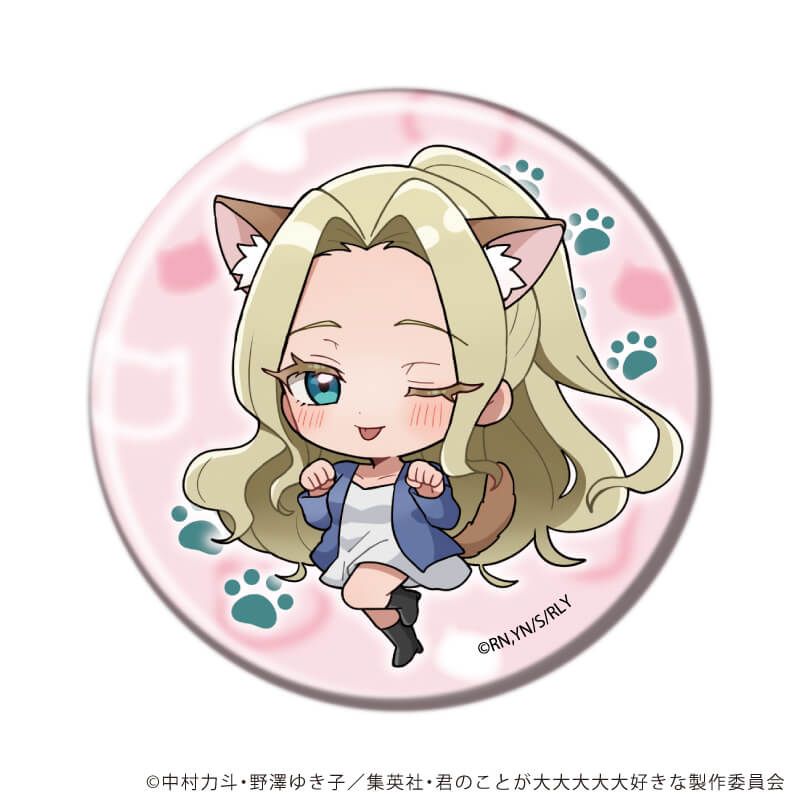 缶バッジ「君のことが大大大大大好きな100人の彼女」11/コンプリートセット(全7種)(ミニキャライラスト)