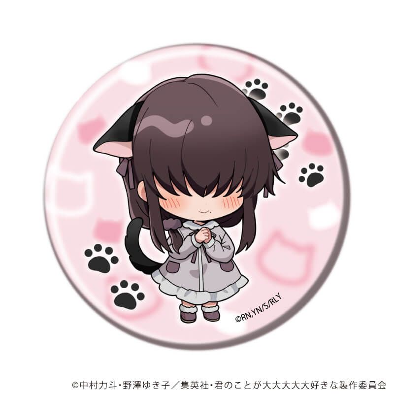 缶バッジ「君のことが大大大大大好きな100人の彼女」11/コンプリートセット(全7種)(ミニキャライラスト)