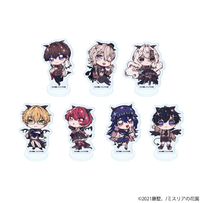 アクリルぷちスタンド「ミスリアの花園」01/コンプリートセット(全7種)(描き下ろしイラスト)