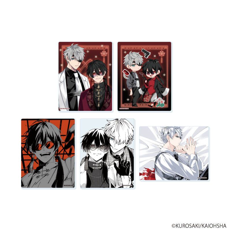 アクリルカード「泥中に在って潔し」01/ブラインド(5種)(公式&描き下ろしイラスト)