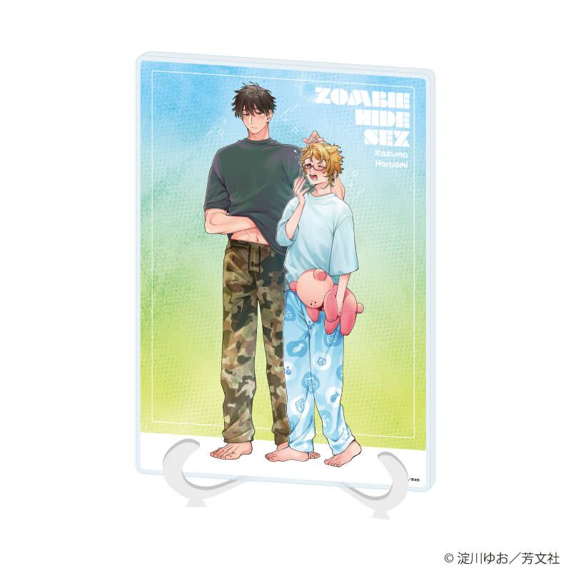 アクリルアートボード(A5サイズ)「ゾンビ・ハイド・セックス」01/千ヶ崎一馬＆三柴晴臣(描き下ろしイラスト)