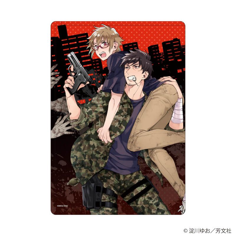 キャラクリアケース「ゾンビ・ハイド・セックス」01/千ヶ崎一馬＆三柴晴臣(公式イラスト)