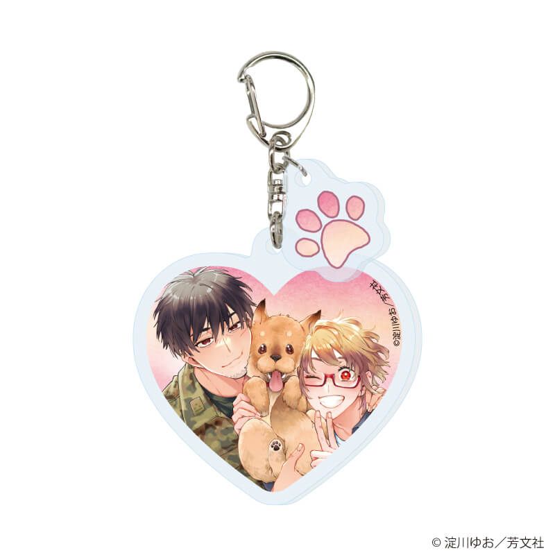 パーツ付きアクリルキーホルダー「ゾンビ・ハイド・セックス」01/千ヶ崎一馬＆三柴晴臣(公式イラスト)