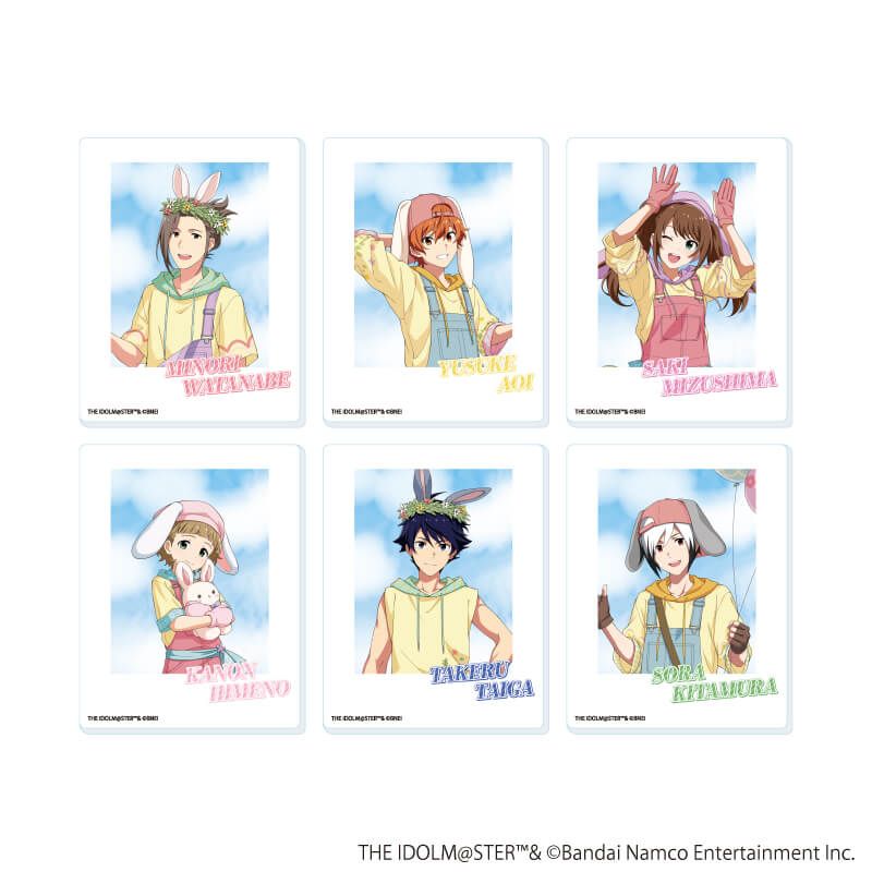 アクリルカード「アイドルマスター SideM」21/エッグハントver. トレーディング(6種)(描き下ろしイラスト)