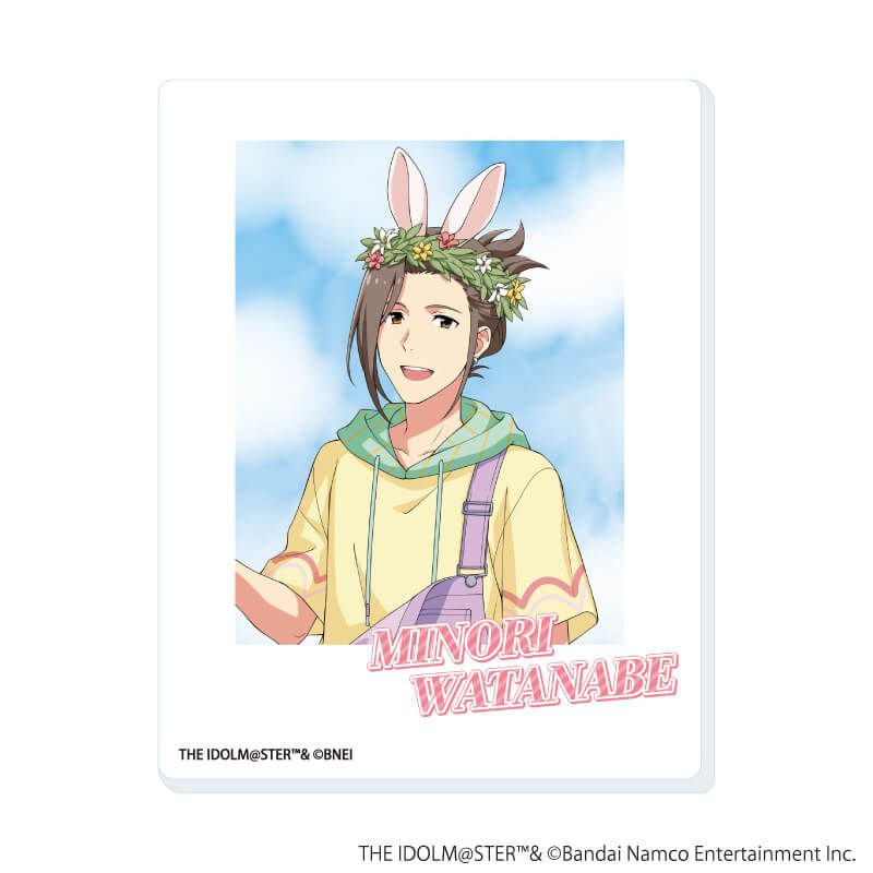 アクリルカード「アイドルマスター SideM」21/エッグハントver. トレーディング(6種)(描き下ろしイラスト)