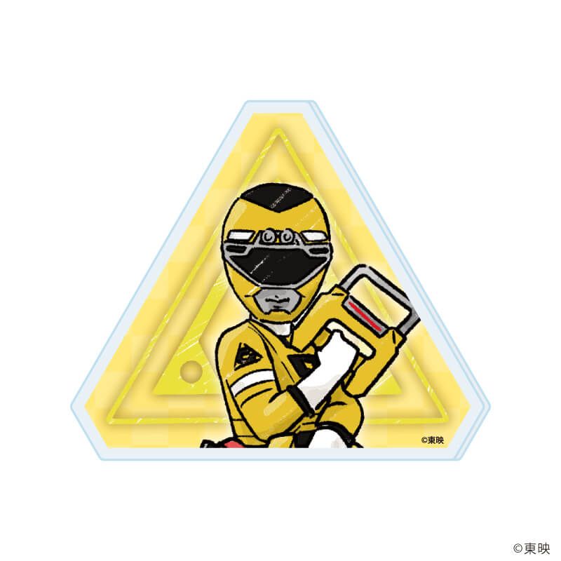 アクリルマグネット「激走戦隊カーレンジャー」01/コンプリートセット(全6種)(グラフアートイラスト)