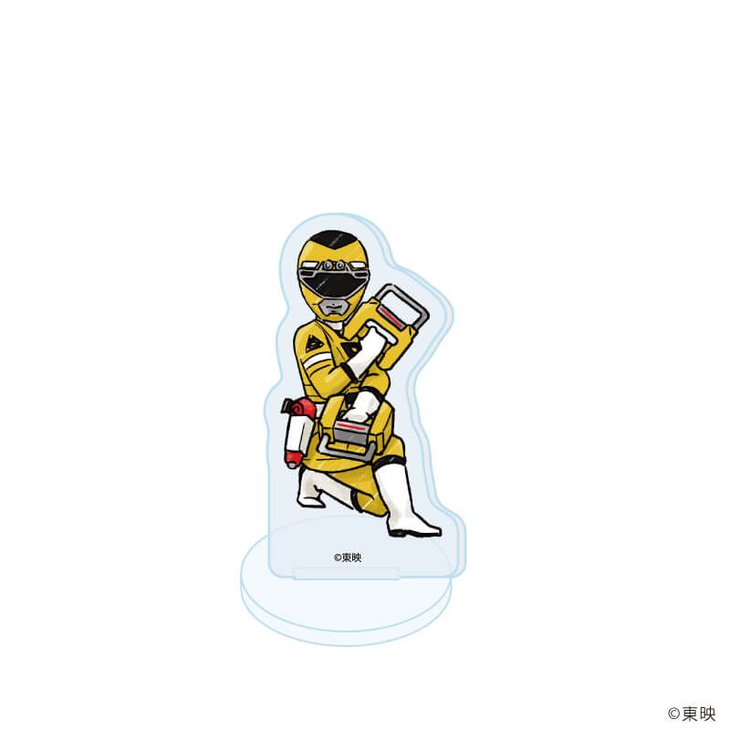 アクリルぷちスタンド「激走戦隊カーレンジャー」01/コンプリートセット(全6種)(グラフアートイラスト)