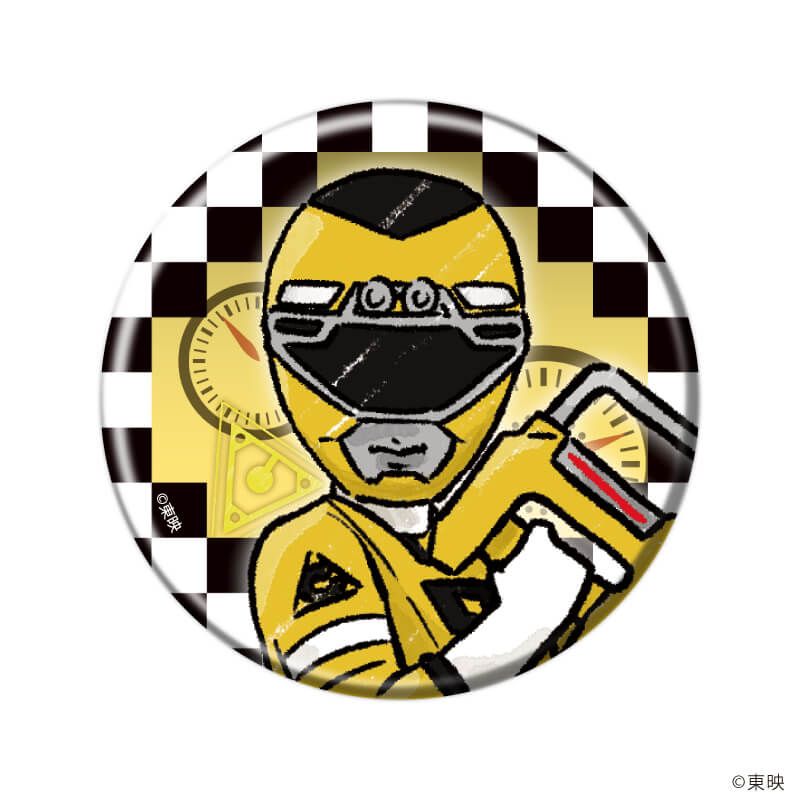 缶バッジ「激走戦隊カーレンジャー」01/コンプリートセット(全6種)(グラフアートイラスト)