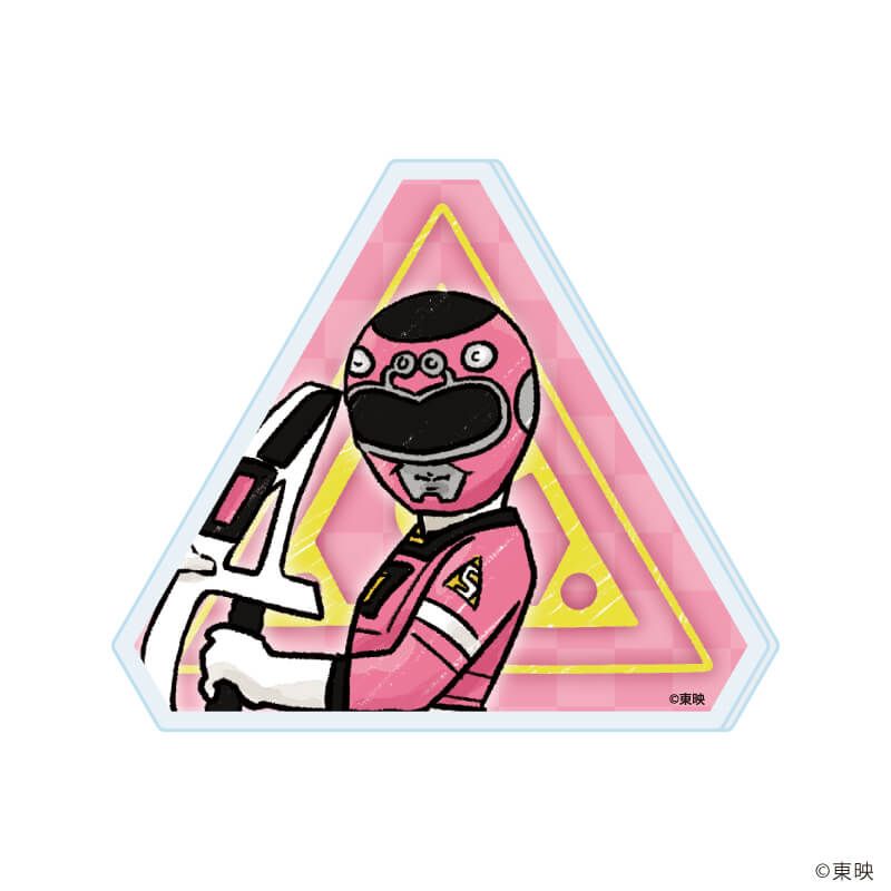 アクリルマグネット「激走戦隊カーレンジャー」01/ブラインド(6種)(グラフアートイラスト)