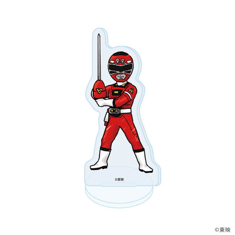 アクリルぷちスタンド「激走戦隊カーレンジャー」01/ブラインド(6種)(グラフアートイラスト)