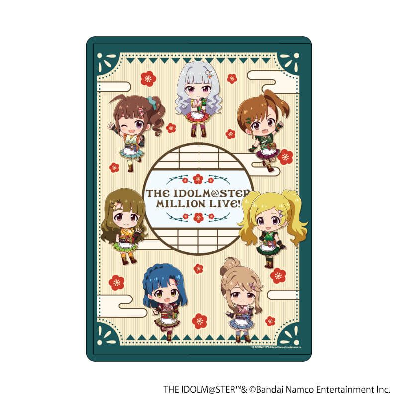 キャラクリアケース「アイドルマスター ミリオンライブ！」08/集合デザイン 和風喫茶ver.(ミニキャライラスト)