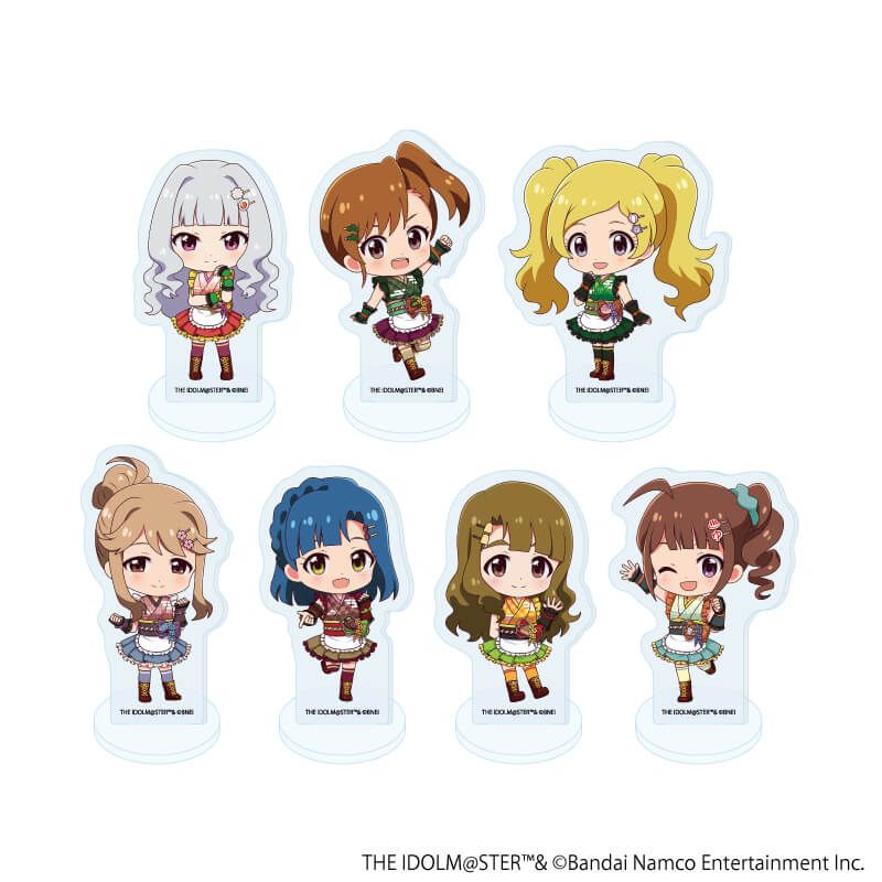 アクリルぷちスタンド「アイドルマスター ミリオンライブ！」06/和風喫茶ver. コンプリートセット(全7種)(ミニキャライラスト)
