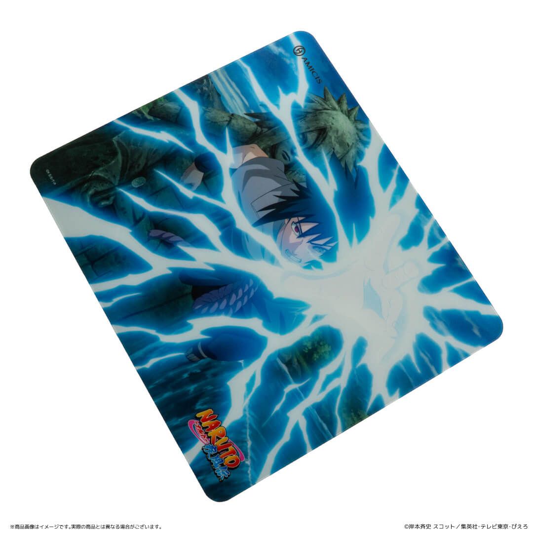 NARUTO-ナルト- 疾風伝 | AMICIS　ガラスマウスパッド  うちはサスケEdition (限定描き下ろし)