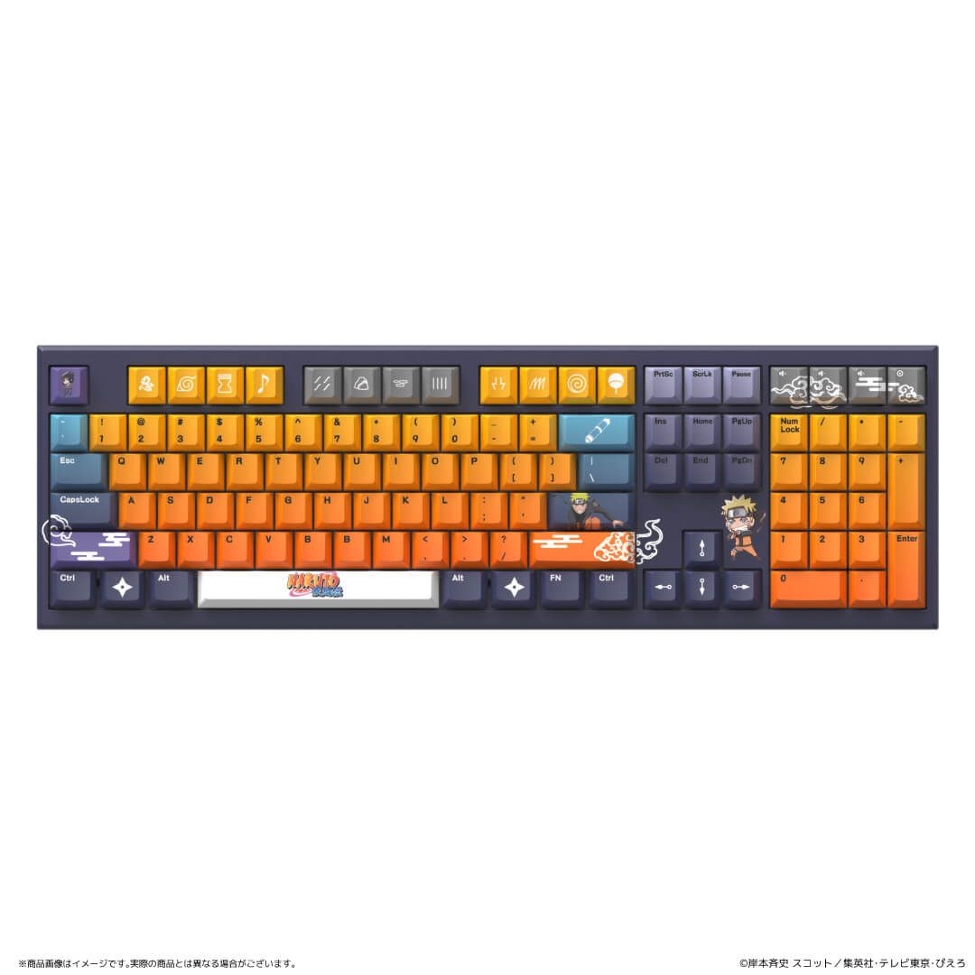 NARUTO-ナルト- 疾風伝 | AMICIS　メカニカルキーボード 108 英語配列 Standard Edition