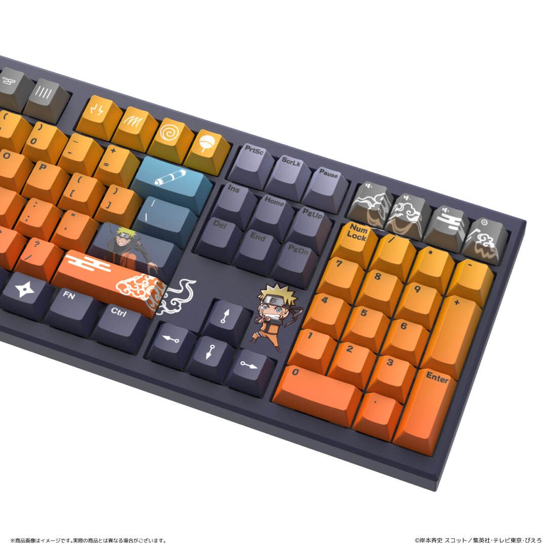 NARUTO-ナルト- 疾風伝 | AMICIS　メカニカルキーボード 108 英語配列 Standard Edition