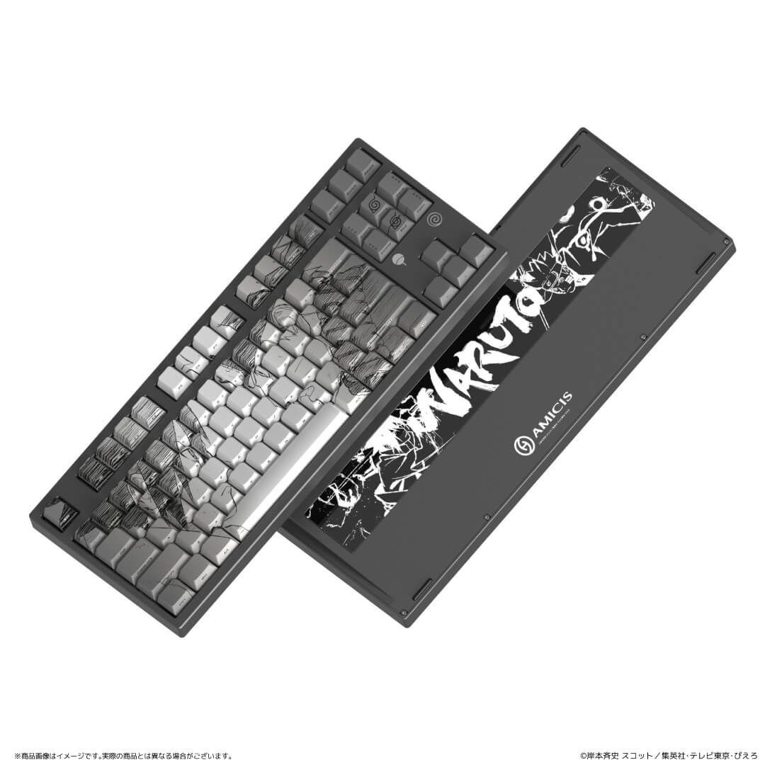 NARUTO-ナルト- 疾風伝 | AMICIS　ゲーミングキーボード 80HE+ 英語配列 Premium Edition
