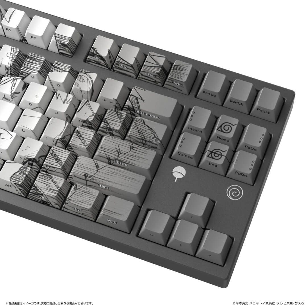 NARUTO-ナルト- 疾風伝 | AMICIS　ゲーミングキーボード 80HE+ 英語配列 Premium Edition