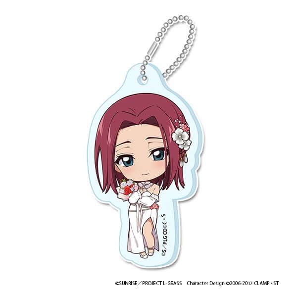 コードギアス 反逆のルルーシュ ぷちちょこミニアクリルキーホルダー【カレン（A）】Flower Collection