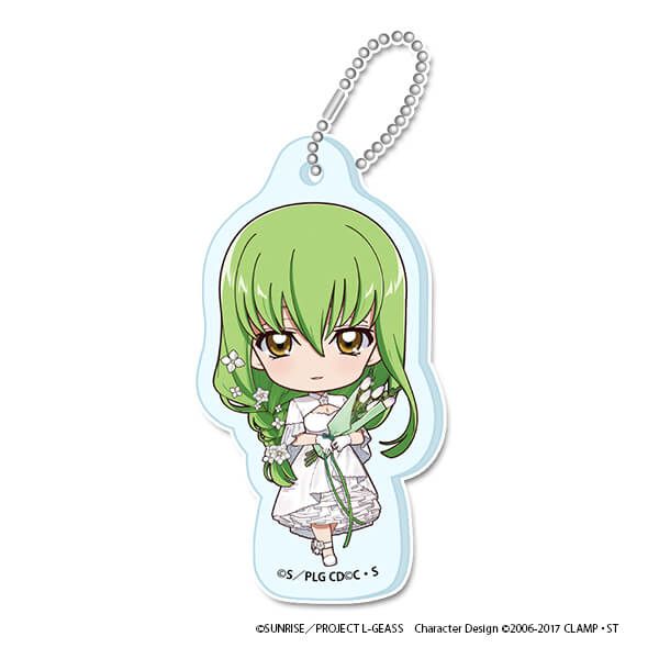 コードギアス 反逆のルルーシュ ぷちちょこミニアクリルキーホルダー【C.C.（A）】Flower Collection