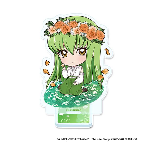 コードギアス 反逆のルルーシュ ぷちちょこアクリルスタンド【C.C.（B）】Flower Collection