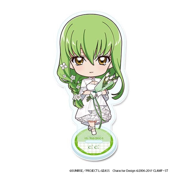 コードギアス 反逆のルルーシュ ぷちちょこアクリルスタンド【C.C.（A）】Flower Collection
