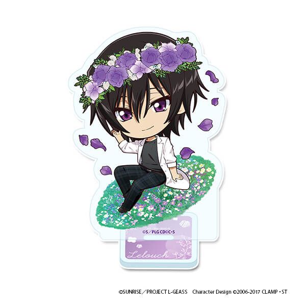 コードギアス 反逆のルルーシュ ぷちちょこアクリルスタンド【ルルーシュ（B）】Flower Collection