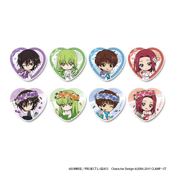 コードギアス 反逆のルルーシュ ぷちちょこトレーディングハート型缶