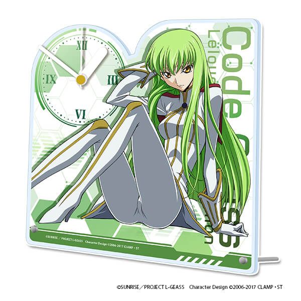コードギアス 反逆のルルーシュ アクリル置時計【C.C.】