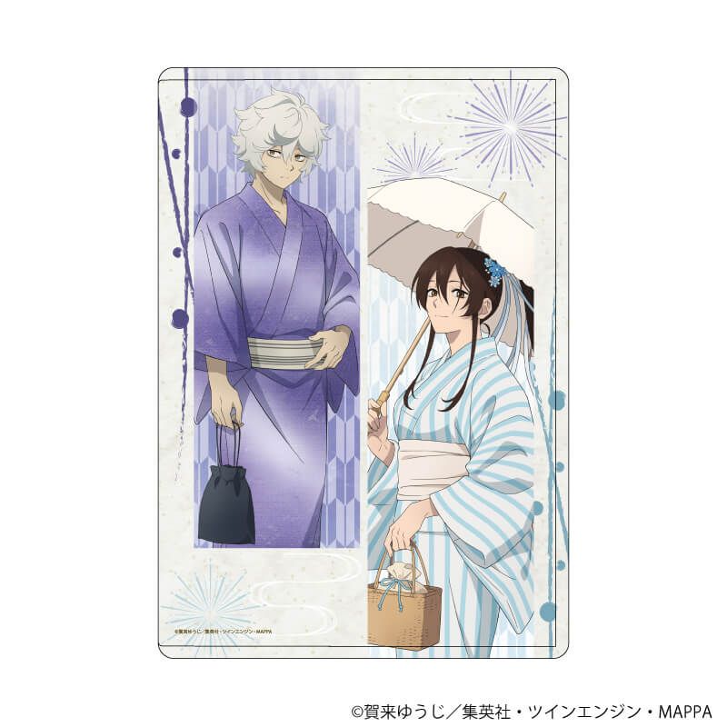 キャラクリアケース「地獄楽」06/画眉丸&佐切(描き下ろしイラスト)