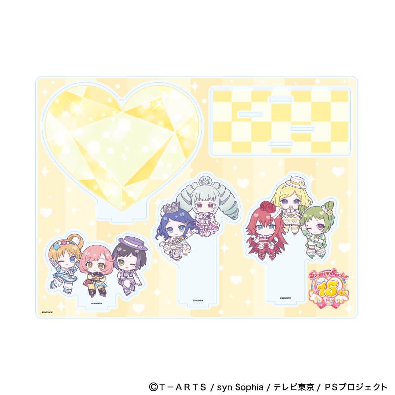 アクリルジオラマ「プリティーシリーズ」03/プリティーリズム・レインボーライブ コーデアレンジver.(ミニキャライラスト)