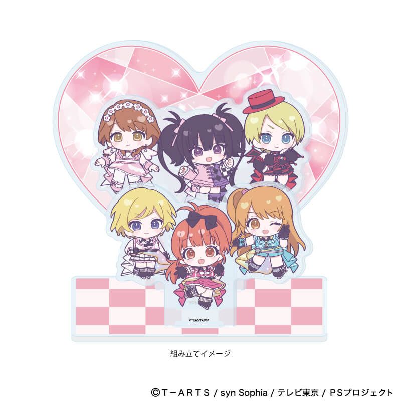 アクリルジオラマ「プリティーシリーズ」01/プリティーリズム・オーロラドリーム コーデアレンジver.(ミニキャライラスト)