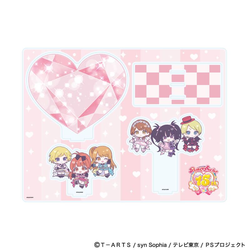 アクリルジオラマ「プリティーシリーズ」01/プリティーリズム・オーロラドリーム コーデアレンジver.(ミニキャライラスト)