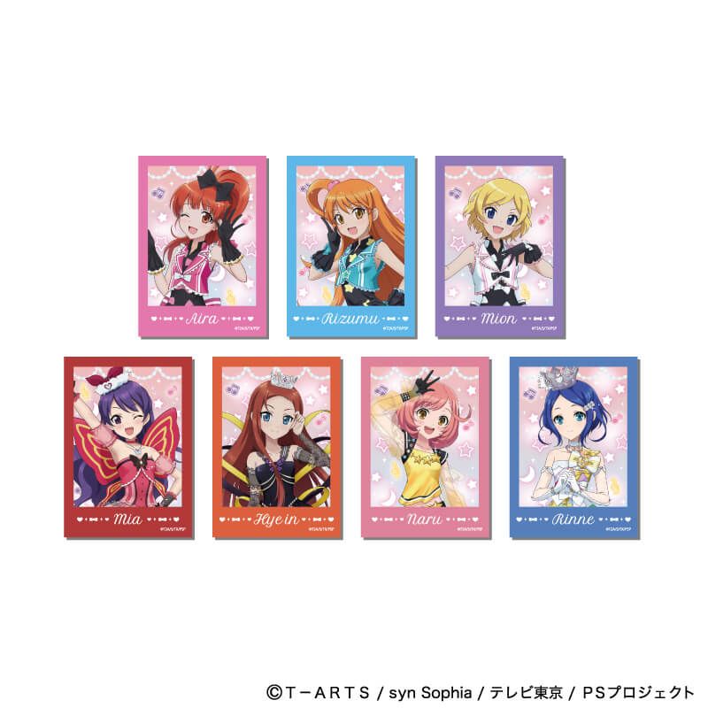 ミニフォト「プリティーシリーズ」01/コーデアレンジver. コンプリートセット(全7種)(描き下ろしイラスト)