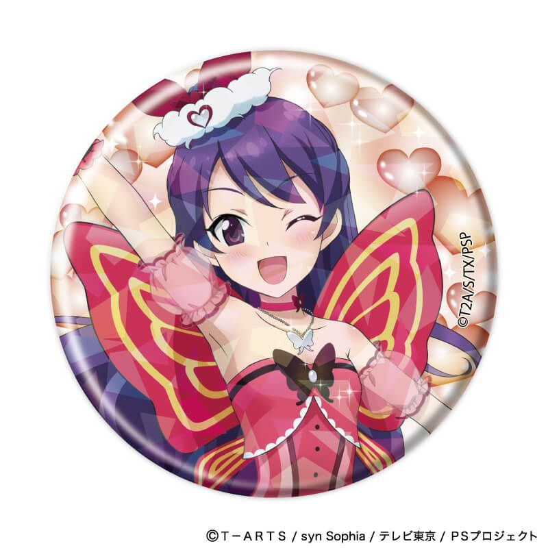 ホログラム缶バッジ(57mm)「プリティーシリーズ」01/コーデアレンジver. コンプリートセット(全7種)(描き下ろしイラスト)