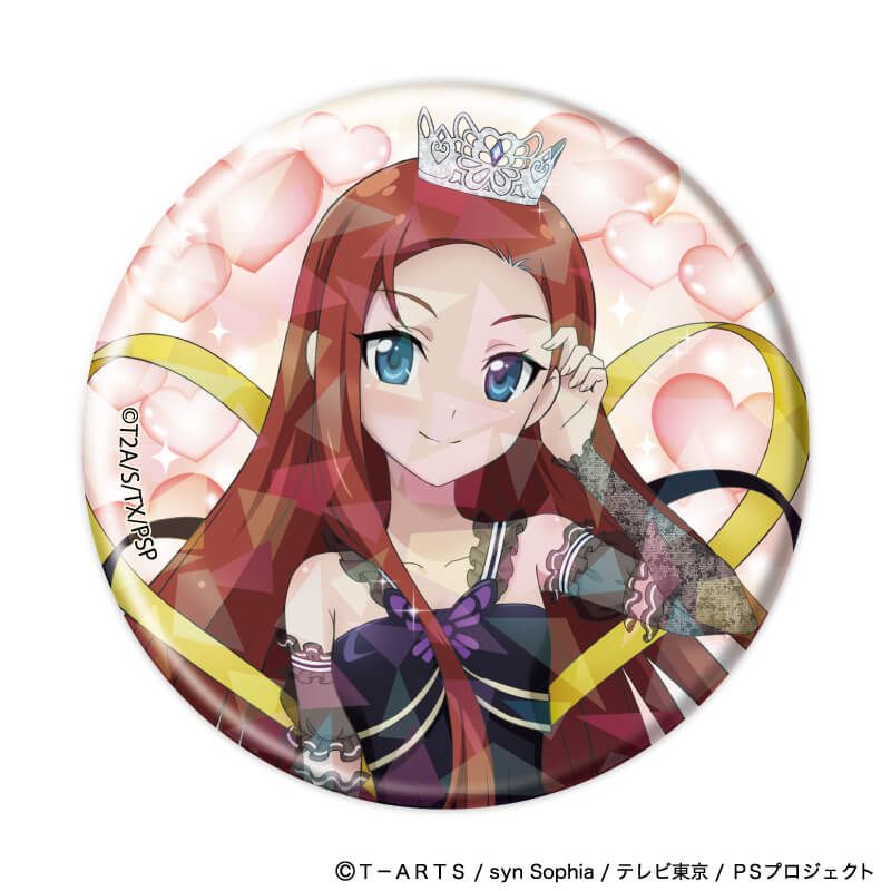 ホログラム缶バッジ(57mm)「プリティーシリーズ」01/コーデアレンジver. コンプリートセット(全7種)(描き下ろしイラスト)