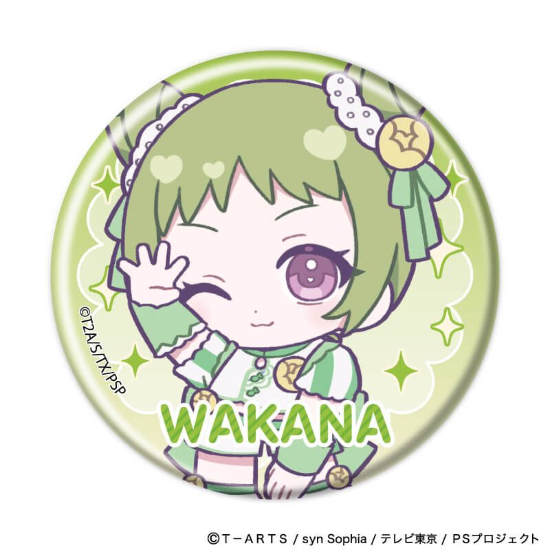 缶バッジ「プリティーシリーズ」03/プリティーリズム・レインボーライブ コーデアレンジver. ブラインド(8種)(ミニキャライラスト)