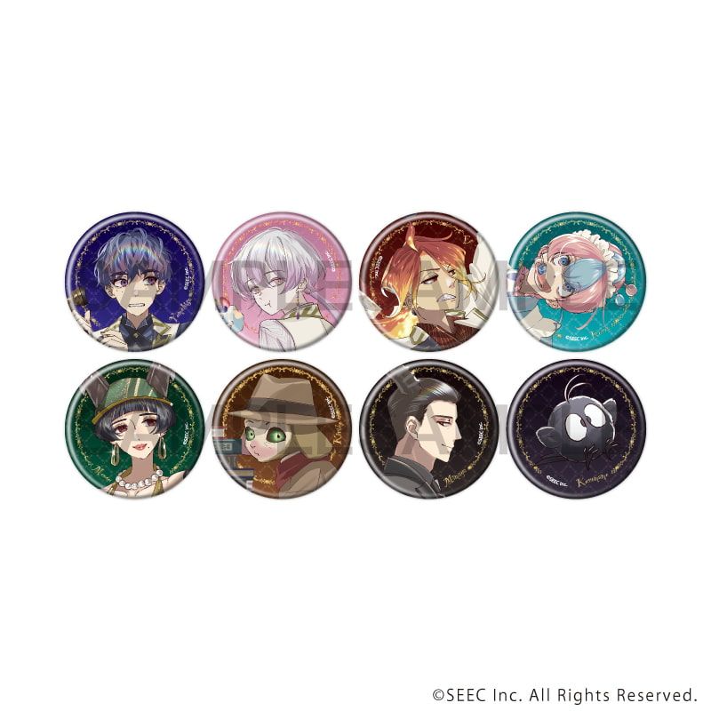 缶バッジ「誰ソ彼ホテル -蕾-」01/コンプリートセット(全8種)(公式イラスト)