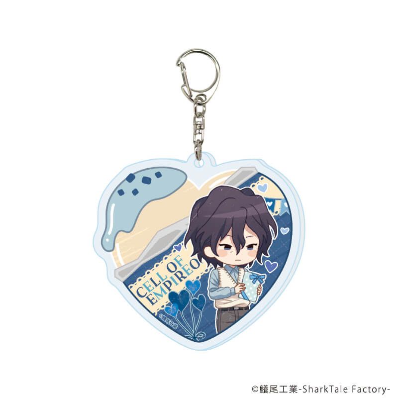 アクリルキーホルダー「細胞神曲」06/ホワイトデーver. コンプリートセット(全7種)(グラフアートイラスト)