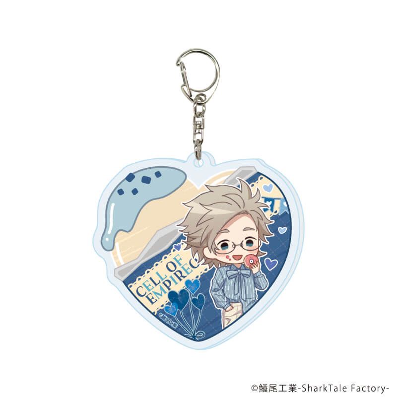 アクリルキーホルダー「細胞神曲」06/ホワイトデーver. ブラインド(7種)(グラフアートイラスト)