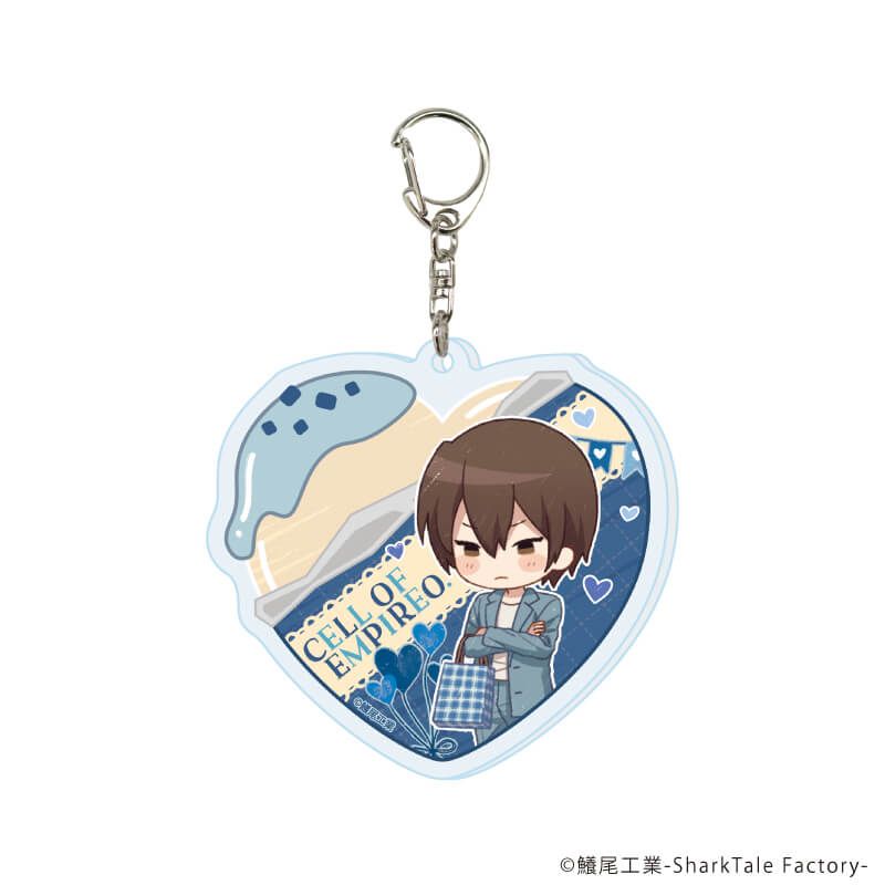 アクリルキーホルダー「細胞神曲」06/ホワイトデーver. ブラインド(7種)(グラフアートイラスト)