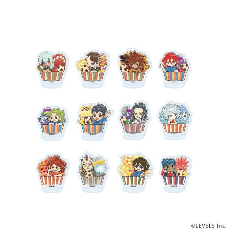アクリルぷちスタンド「イナズマイレブン」02/スイーツver. コンプリートセット(全12種)(グラフアートイラスト)